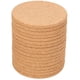 thumbnail image 3 of Posavasos de corcho redondos retro posavasos de madera de corcho posavasos vasos para bebidas divertidos posavasos de café y té natural adecuado para el hogar restaurante apagado, 3 of 5