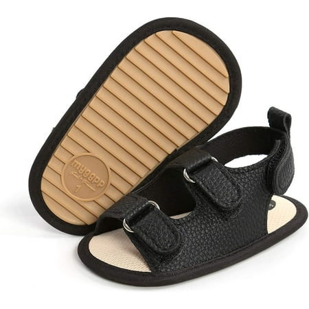 

QWZNDZGR Baby Boys Girls Sandals Premium Infant Summer Outdoor Shoes PU Lightweight Soft Anti-Slip Sole Toddler Prewalker