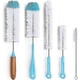 thumbnail image 1 of Long Bottle Brush Cleaner Set for Reusable Water Bottles - 5 Piece Straw & Narrow Neck Cleaning Kit with Bamboo Handle, 1 of 4
