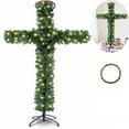 thumbnail image 2 of Drses Foldable Christmas Tree Foldable Christmas Tree Pre-Lit Artificial Christmas Outdoor Staked Twinkling Christmas Trees With LED Light, 2 of 3