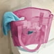 thumbnail image 4 of Bolsa De Almacenamiento De Malla, Organizador Portátil Con Múltiples Bolsillos, Bolsa De Mano Para Juguetes De Playa Y Ropa Sucia, Color Rosa, 4 of 7