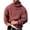 Pink, variant on Fartey Men's Turtleneck Sweater Cable Knitted Pullover Loose Fit Long Sleeve Chunky Casual Fall Winter Warm Sweater Fashion Simple Solid Color Sweaters