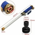 thumbnail image 4 of Hydro Jet Jet Nozzle, High Pressure Washer with Quick Connectors and Durable Metal Wand for Rust Resistant, Blue (1), 4 of 4