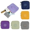 thumbnail image 3 of Durable Wear-resistant with Key Ring Male Female Canvas Wallet Money Bag Credit Card Holoder Money Coin Purse LIGHT PURPLE, 3 of 7