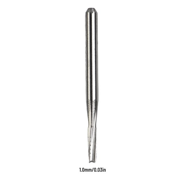 Bgsha 1/2PCS 1mm Automobile Windshield Repair Tool Car Glass Tapered Carbide Drill Bit
