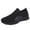 Black, variant on Breathable Walking Sneakers for Men Summer Running Shoes with Arch Support Students Non Slip Hiking Casual Sneaker Black Size 8