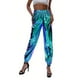 thumbnail image 4 of KAKOWELY 1 pantalón largo de estilo hip hop callejero, brillante, para ocio, deportivo, para mujer, elegante, holgado, transpirable, para niña y mujer., 4 of 5