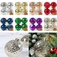 thumbnail image 2 of 4 bolas de Navidad, adornos para árbol de Navidad, bolas colgantes para árbol de Navidad, decoración para fiestas en el hogar, regalos de Año Nuevo 2024, Navidad, 2 of 5