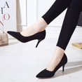 thumbnail image 4 of High Heels Pumps Closed Toe Heels Women's Pumps Stiletto Pointed Toe Dress Shoes Wedding Prom Bridal Work Office Bride Guest Trendy Dressy Fashion Pump Shoes, 4 of 8