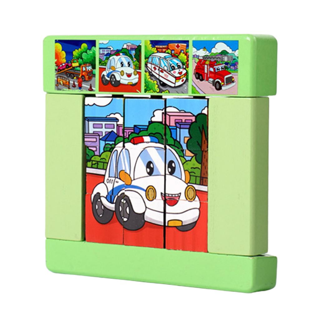 IMSHIE Block Puzzles For Kids Fun Flip Puzzle Toy Learning Education Activities For Preschool