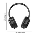 thumbnail image 3 of CXALSSY X3 Active Noise Cancelling Headphones, Over-Ear Headphones with Mic for Kids/Adults/Teen/School/TV, Black, 3 of 7