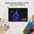 thumbnail image 2 of Canvas Makeup Bags Canvas Zipper Pouch Bags Pencil Case Blank DIY Craft Bags Cosmetic Pouch for DIY Craft (18 Pieces), 2 of 5