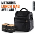 thumbnail image 2 of Bentoheaven Premium Bento LunchBox para adultos, 2 compartimentos 40oz Con Cubiertos, palillos y recipiente para salsas, 2 of 7