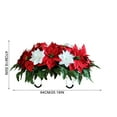 thumbnail image 3 of Artificial Flowers Outdoor Spring Summer Decoration UV Resistant Fake Flower, Imitation Flowers for Arrangements Wedding Decoration Table Centerpieces, for Home Office Summer Holiday Party Decor, 3 of 4