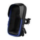 thumbnail image 4 of Soporte para teléfono de bicicleta, bolsa para ciclismo, pantalla táctil giratoria con funda para lluvia, bolsa impermeable para manillar de teléfono azul y negro, 4 of 8