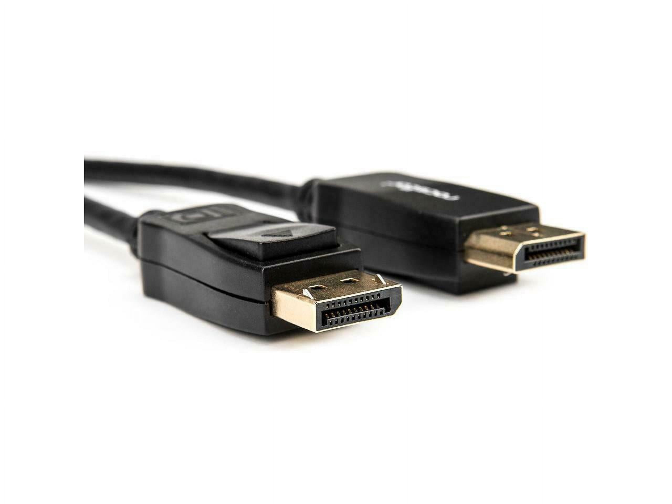 Rocstor Premium 15ft / 5m DisplayPort 1.2 Cable M/M - DisplayPort 4k - DisplayPort Male Digital Audio/Video - 15ft - Black- DP TO DP Cable 4Kx2K - 15 ft DisplayPort A/V Cable for Monitor, Audio/Video