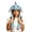 Blue, variant on 1PC Funny Plush Animal Hat Ear Moving Jumping Hats Cute Cap Unisex Gift for girls boys Adults Party Halloween Christmas (Orange)
