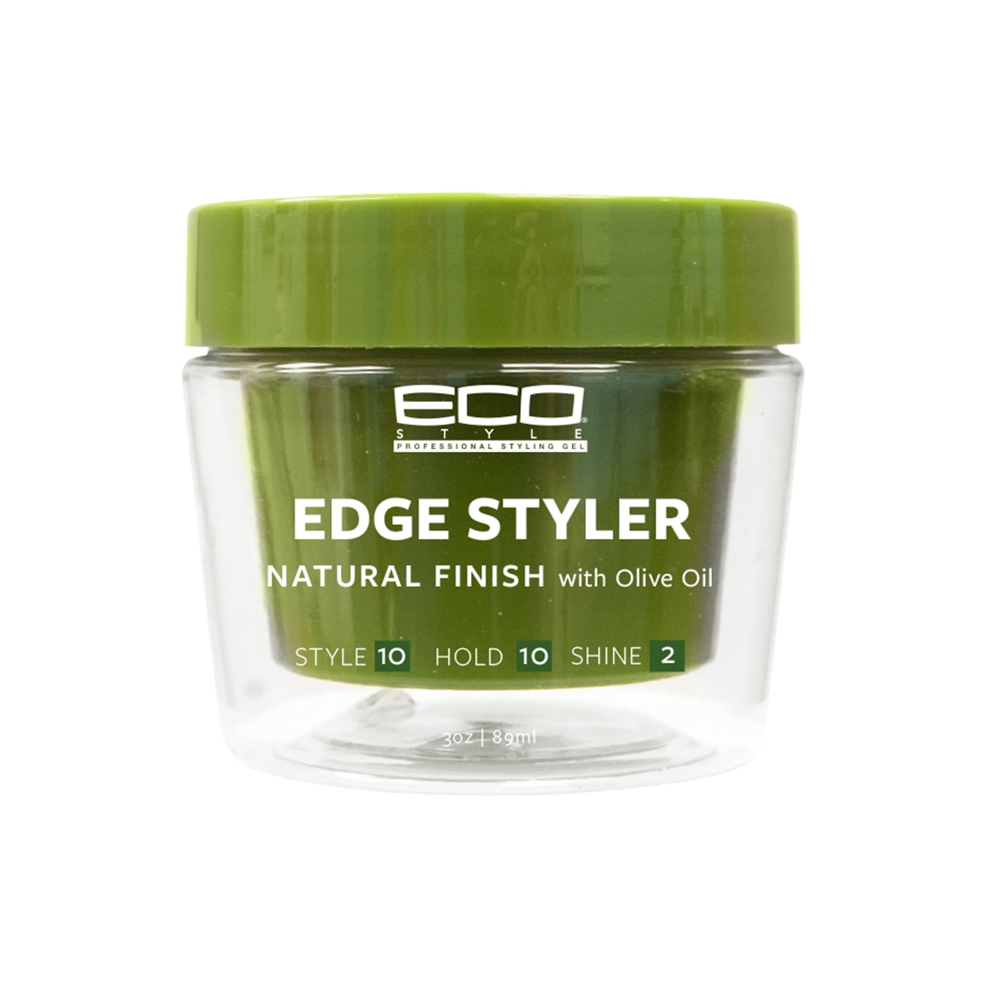 (2 pack) Eco Style Edge Styler Natural Finish with Olive Oil, 3. oz, Unisex, for Edges, Moisturizing