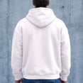 thumbnail image 5 of Hsovts Men's Hoodies Unisex Running Outfits Casual Zip UpSolid Color Long Sleeve Drawstring Pullover Hooded Sweatshirt White S, 5 of 7