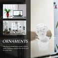 thumbnail image 4 of OULII 1Set Greek Bust Statues Resin 14X7X7Cm For Home And Office Decoration, 4 of 8
