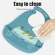 thumbnail image 4 of Babero De Silicona Para Bebé Con Recogedor De Alimentos Baberos Impermeables Suaves De Animales Ajustables Para Niñas Y Niños Serendint BA001162-01, 4 of 6