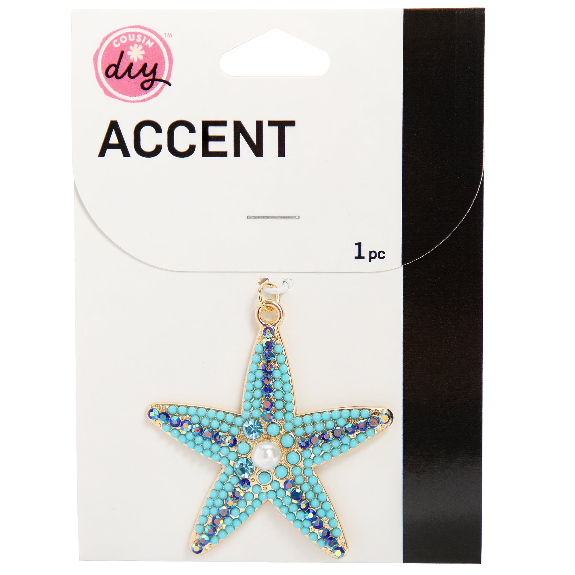 CousinDIY Pendant Blue Starfish, 1 Piece