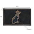 thumbnail image 2 of Modern 18-Inch x 30-Inch Rubber Mat Dog & Cat, 2 of 3