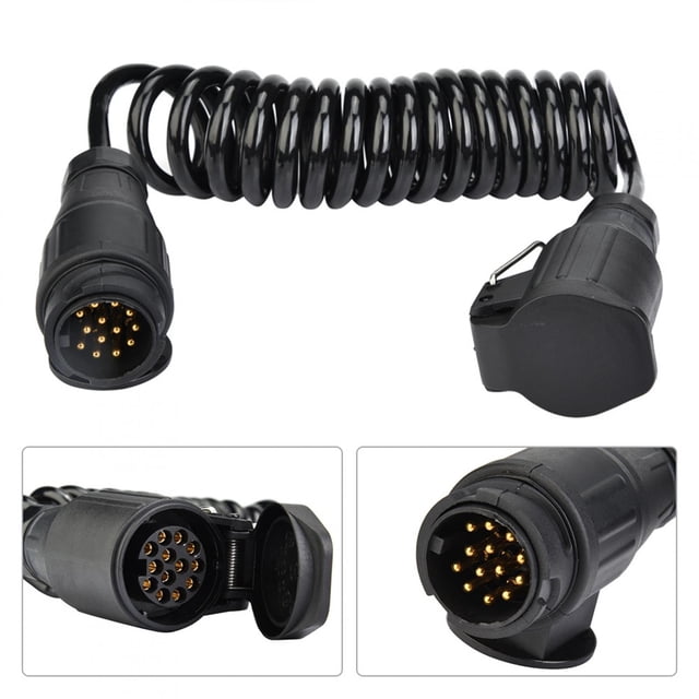 Prise De Remorque, Plug And Play Fil à Ressort Performance Connecteur De Remorque Plastique + Laiton Pour Véhicules Européens