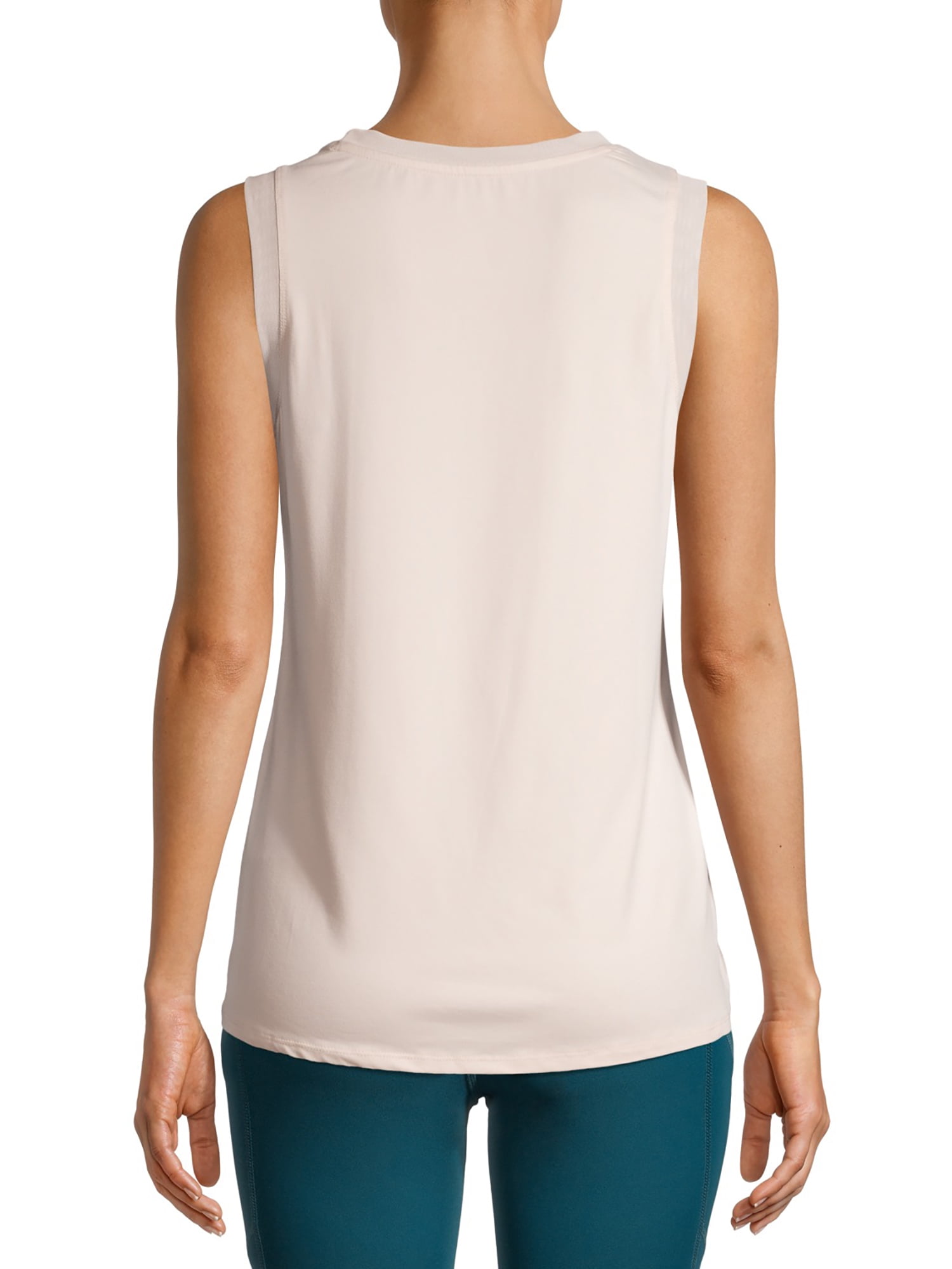 Apana Women's Active Tank Top with Mesh Trim