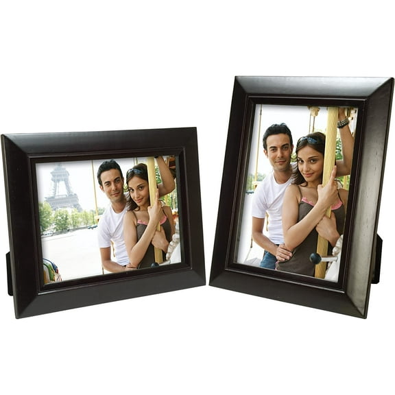 Black Wood 5" x 7" Picture Frames - Pack of 12