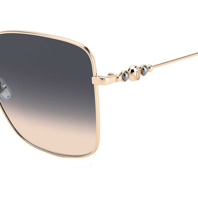 Jimmy Choo Hester Women\'s Gold Square Sunglasses Jimmy Choo Hester/S Square Sunglasses Gold Luxury Glam Retro  main image 3