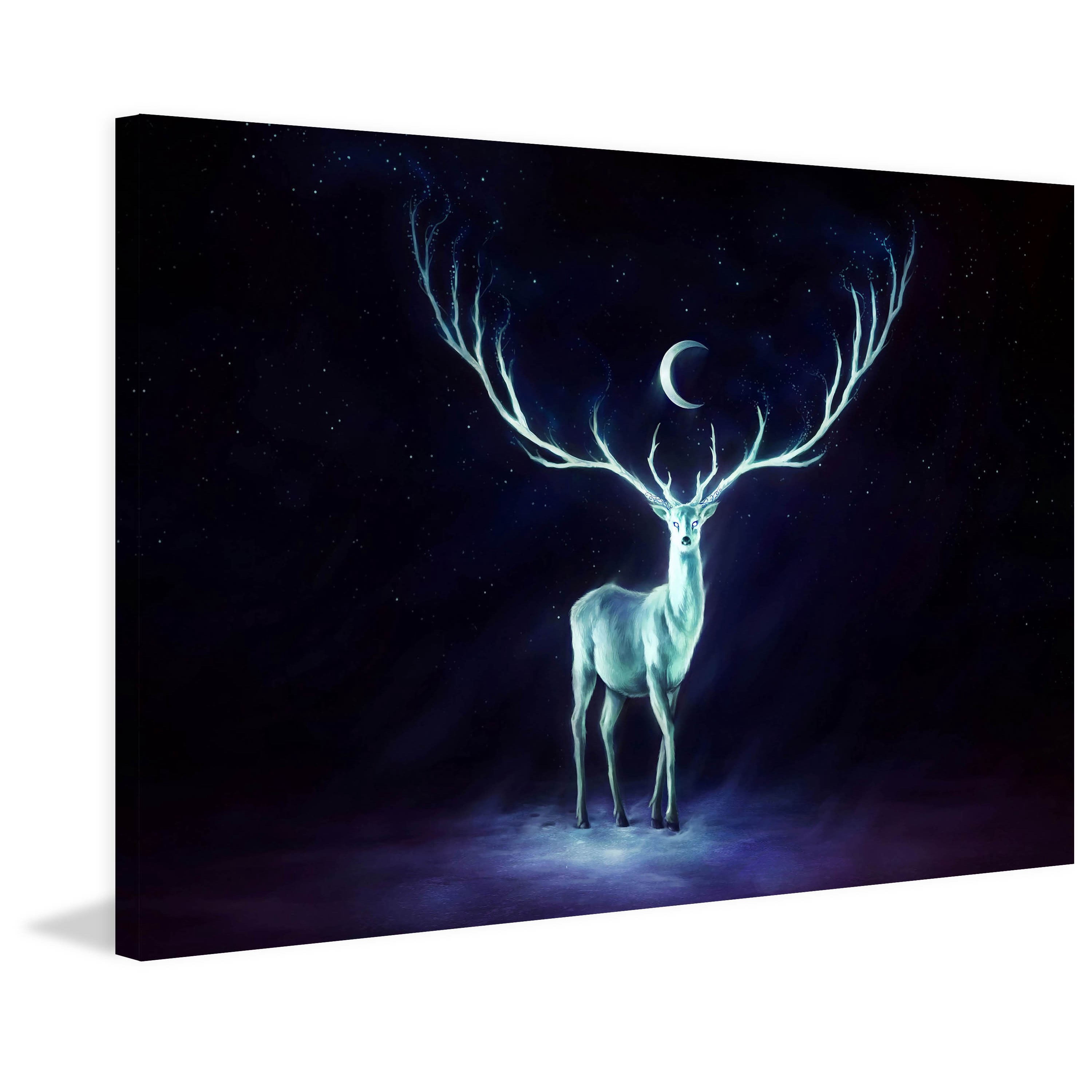 Marmont Hill "Nightbringer" Painting Print on Canvas
