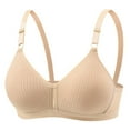 thumbnail image 2 of Diufon Womens Bras No Underwire Comfy Bras Solid Color Full Coverage Breathable Bras, 2 of 3