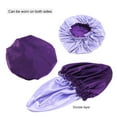 thumbnail image 6 of Travelwant Satin Bonnet Silk Bonnet For Curly Hair Bonnet Braid Bonnet For Sleeping Bonnets For Women Large Double-layer Adjustable, 6 of 7