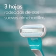 thumbnail image 4 of Rastrillo para Mujer Gillette Venus Tropical con 3 Hojas para Depilar 6 pzas, 4 of 5