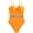 Orange, variant on Vedolay Womens One Piece Swimsuits Maternity Swimsuit One Piece Elegant V Neck Pregnancy Swimwear Tie Front Bowknot Bathing Suit Monokini,Orange M