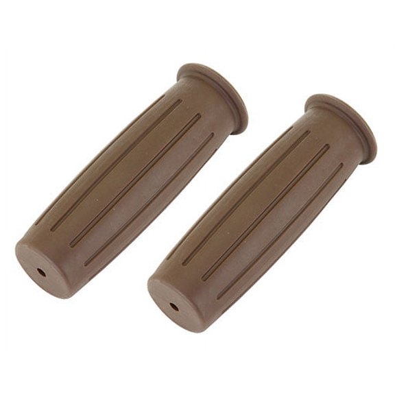 Brown Rubber Vintage Bike Grips 602 Kraton. Bike grips, bicycle grips, bike parts, bicycle parts