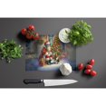 thumbnail image 5 of Basset Hound and Santa Claus Glass Cutting Board 12 in x 15 in, 5 of 5