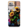 thumbnail image 1 of MUNDAZE Motorola One 5G Shockproof Clear Hybrid Protective Phone Case Sunflowers Graffiti Painting Art Cover, 1 of 5