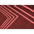 thumbnail image 1 of Ahgly Tapis Rectangulaire Lavable en Machine Rouge Pamplemousse, 6 Pieds x 9 Pieds, 1 of 7