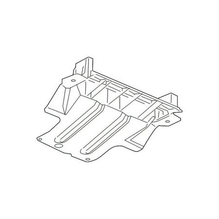 Genuine OE GM Skid Plate - 20772040 Fits select: 2004-2012 CHEVROLET COLORADO, 2004-2012 GMC CANYON