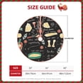 thumbnail image 2 of Gaeub Vegetable Quiche Print Christmas Tree Skirt,Christmas Decorations,Round Xmas Skirt for Christmas Indoor Decorations Xmas Winter Holiday Party Supplies-48", 2 of 6