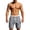 Grey, variant on Mens Shorts Casual Summer Elastic Waist Drawstring Straight Leg Lightweight Knee Length Athletic Shorts with Pockets