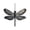 D, variant on Black style Dragonfly Acrylic Suncatcher, Suncatchers for Window Hanging Ornament, Glass Effect Indoor Outdoor Garden Decor for Dragonfly Lovers, Gifts