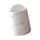 thumbnail image 5 of Papelera de baño de mármol, cesta de basura, decoración del hogar, papelera, basura doméstica Blanco Grande, 5 of 9
