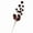 Coffee, variant on 3pcs, 21.6 In Christmas Tree Ball Pick Ornaments, Christmas Tree Picks Velvet Christmas Ornaments Spheres Ball Pick Velvet Xmas Tree Branches Hanging Decoration Wreath Home Office Party Ornament