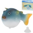 thumbnail image 1 of Simulación de peces de goma ANGGREK Pez globo accesorio flotante para peceras, 1 of 8
