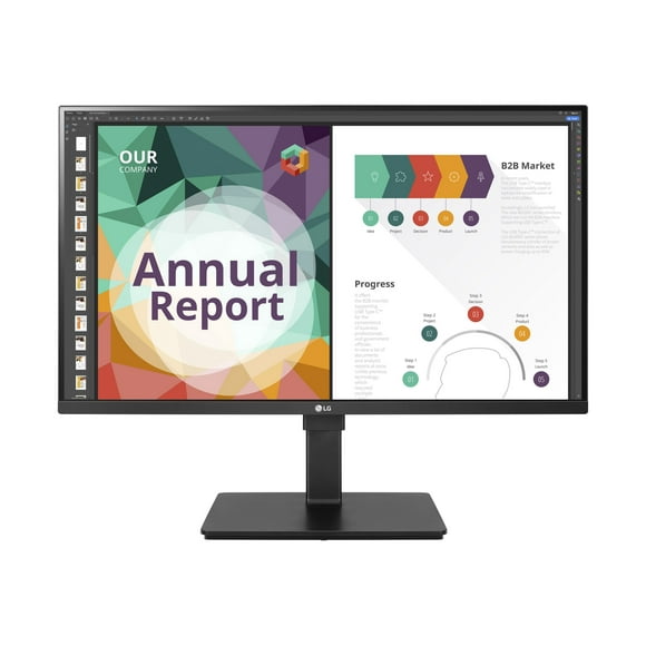 LG 32BN67U-B - LED monitor - 32" (31.5" viewable) - 3840 x 2160 4K - IPS - 380 cd/m�� - 1000:1 - HDR10 - 5 ms - 2xHDMI, DisplayPort - speakers - black texture