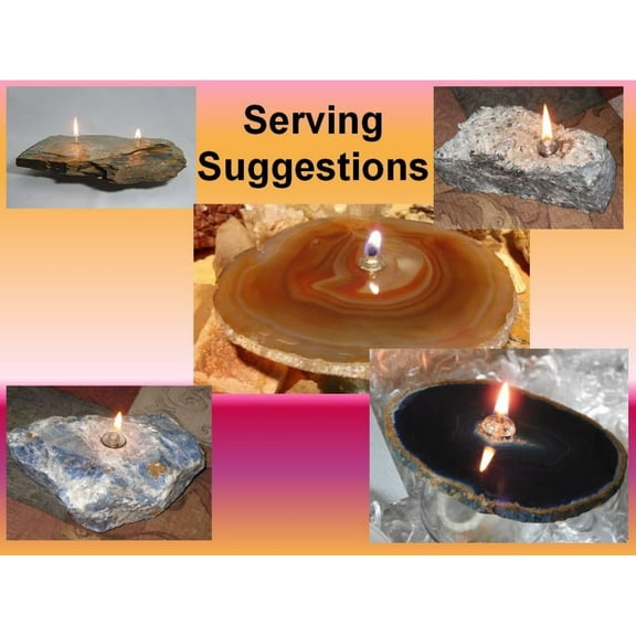 6 Wick Holders 6 Thermal .75" Glass Tube Holder and 9" of 1/8" Fiberglass Wick for Oil Rock Candle Lamp Adapter Mason Jar Lid DIY Emergency Lighting Mood Lighting (18)