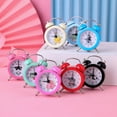 thumbnail image 2 of Reloj despertador Mini Cartoon con diseño de kiwis, color azul, Twin B, 2 of 2